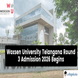 Woxsen University Telangana  Round 3 Admission 2026 Begins; Apply by April 20 @woxsen.edu.in